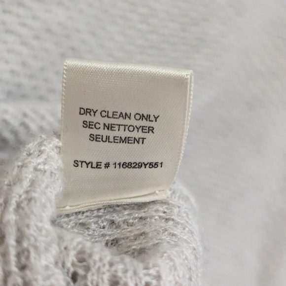 Rebecca Taylor grey silver crop cardigan sweater size XS - Picture 6 of 7